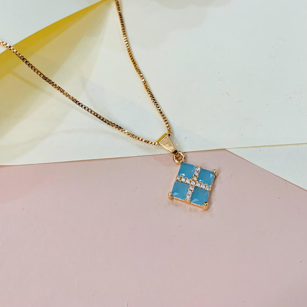 Zircon Pendant-253 (Ferozi)