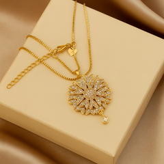 Zircon Pendant-268 (Golden)