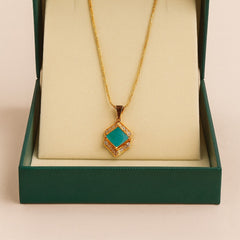 Zircon Pendant-283 (Mint Green)