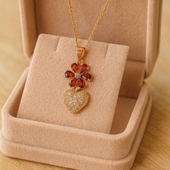 Zircon Pendant-284 (Maroon)
