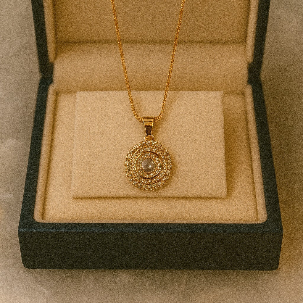 Zircon Pendant-285 (White)