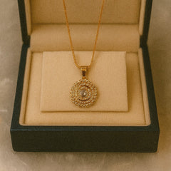 Zircon Pendant-285 (White)