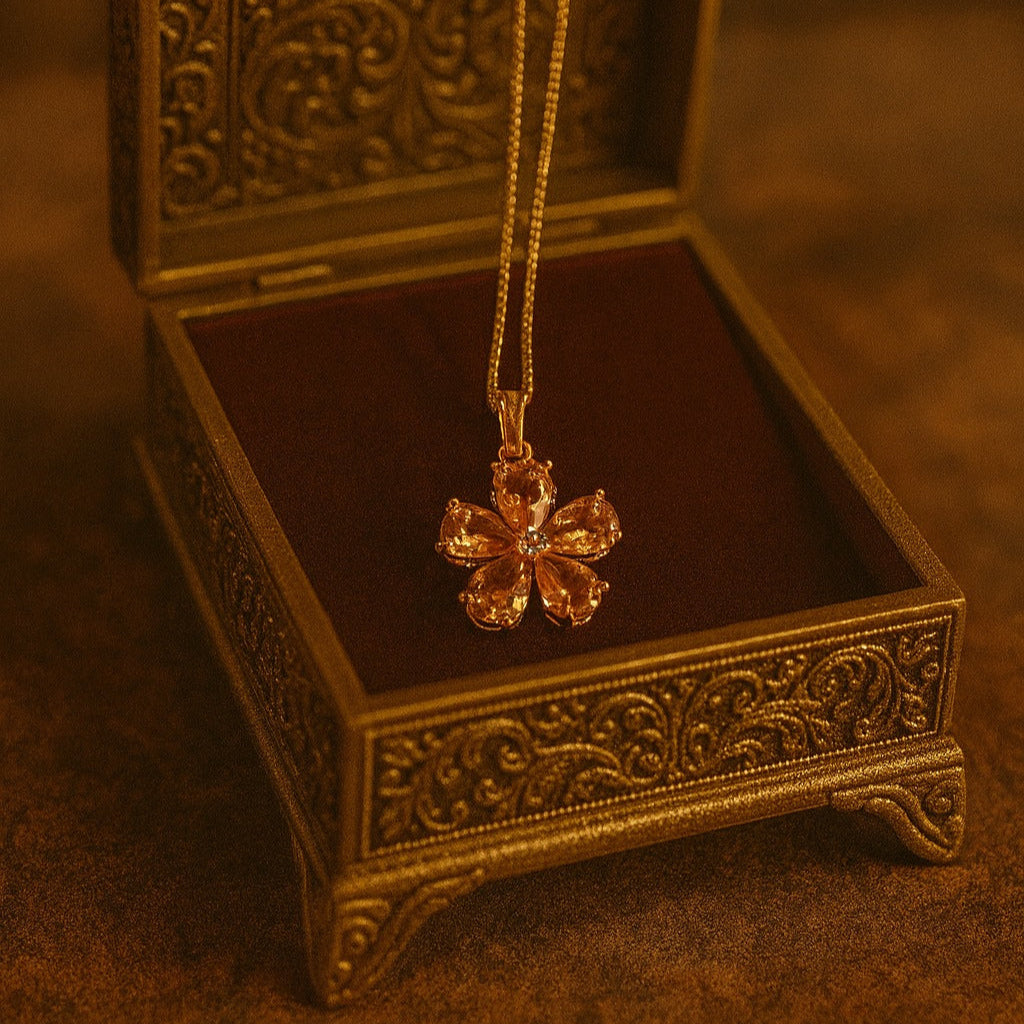 Zircon Pendant-290 (Golden)