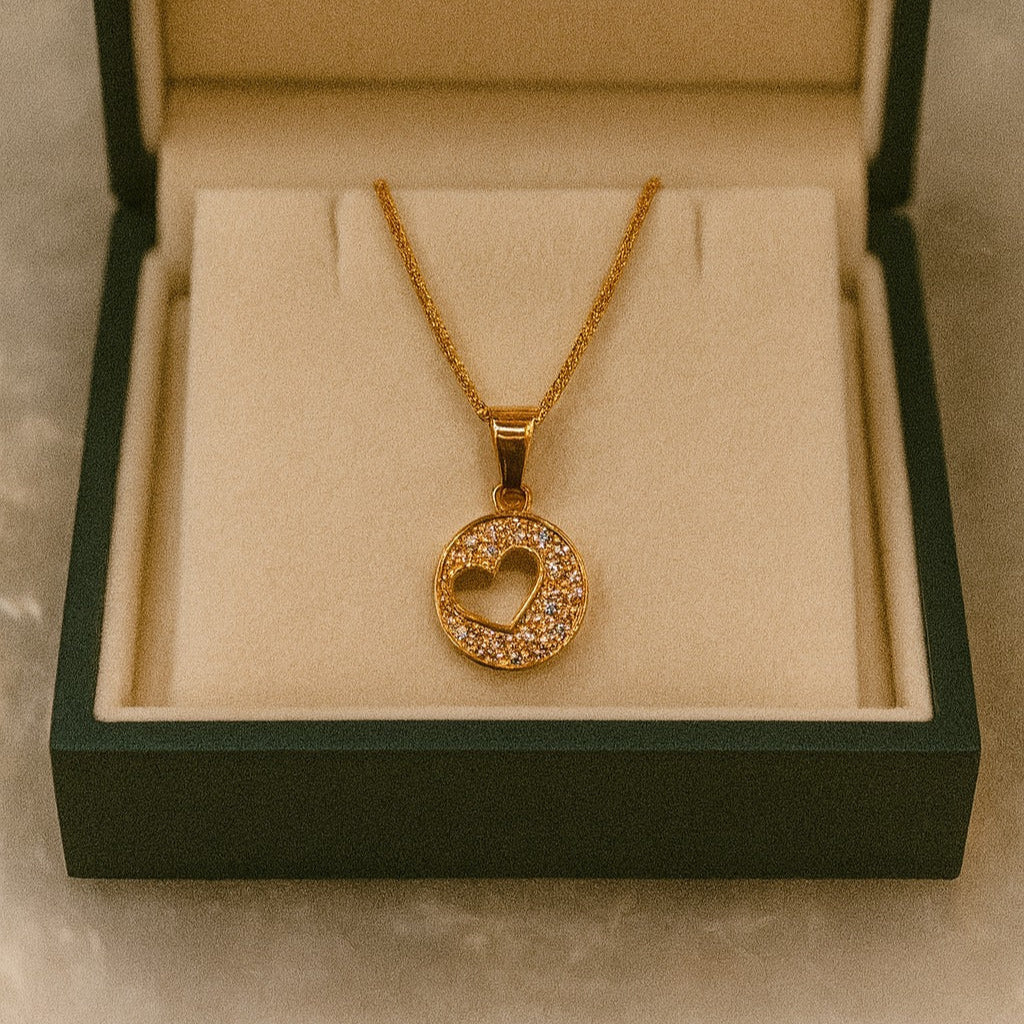 Zircon Pendant-291 (Golden)