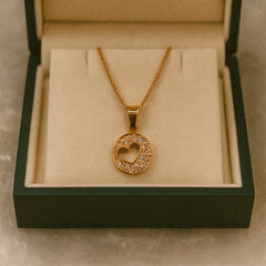 Zircon Pendant-291 (Golden)