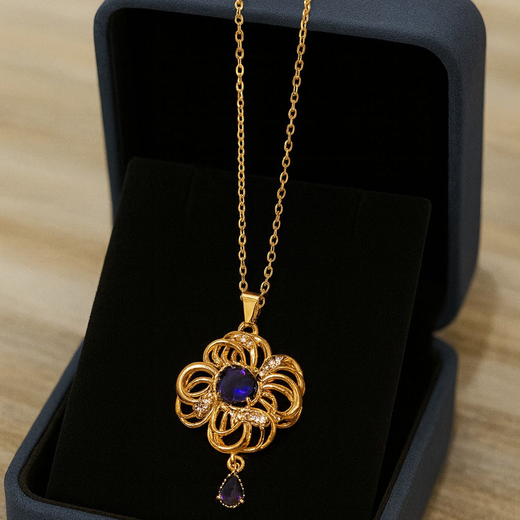 Zircon Pendant-294 (Purple)