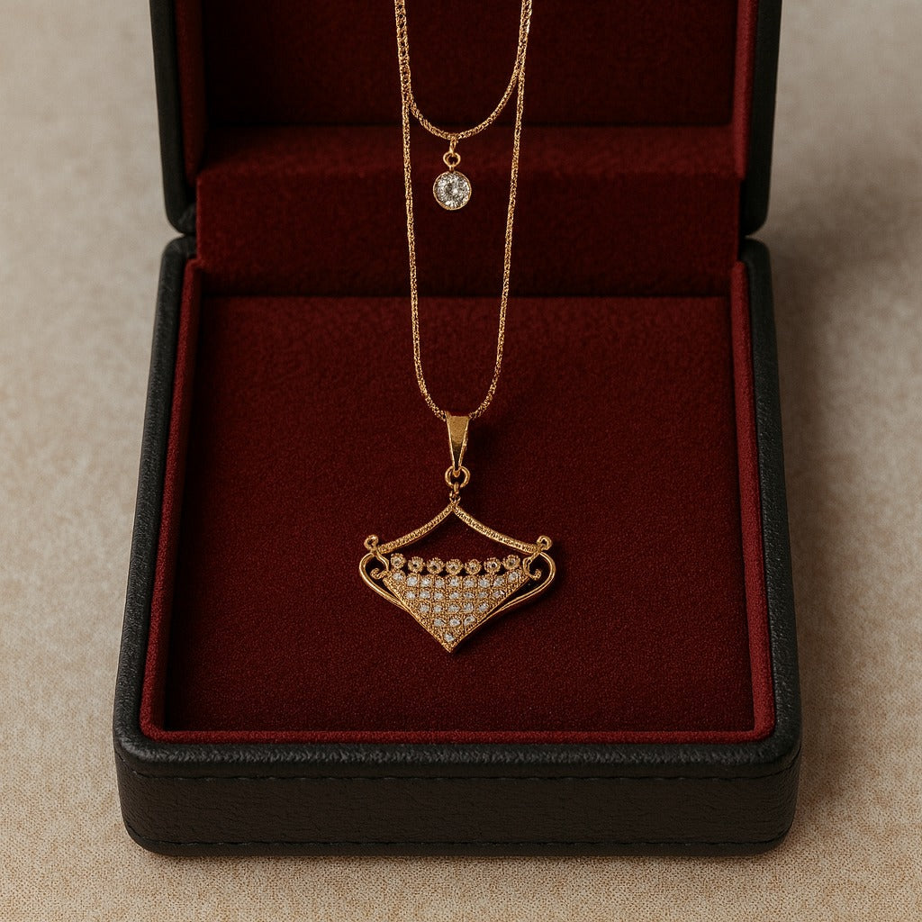 Zircon Pendant-302 (White)