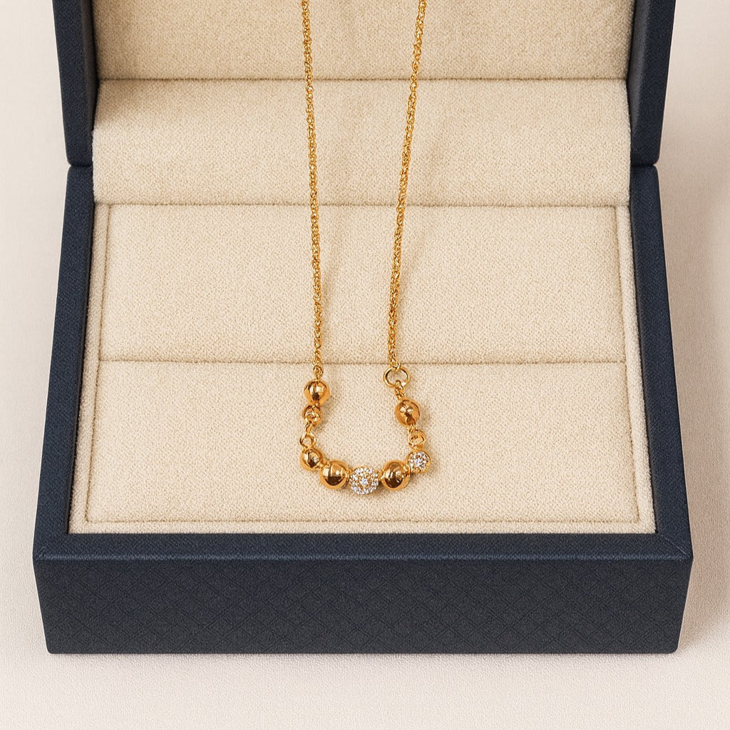 Zircon Pendant-306 (Golden)