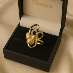 Zircon Ring-100 (Golden)