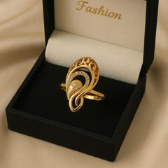 Zircon Ring-102 (Golden)