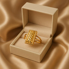Zircon Ring-117 (Golden)
