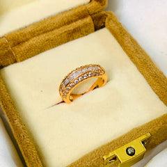 Zircon Ring-52 (Golden)
