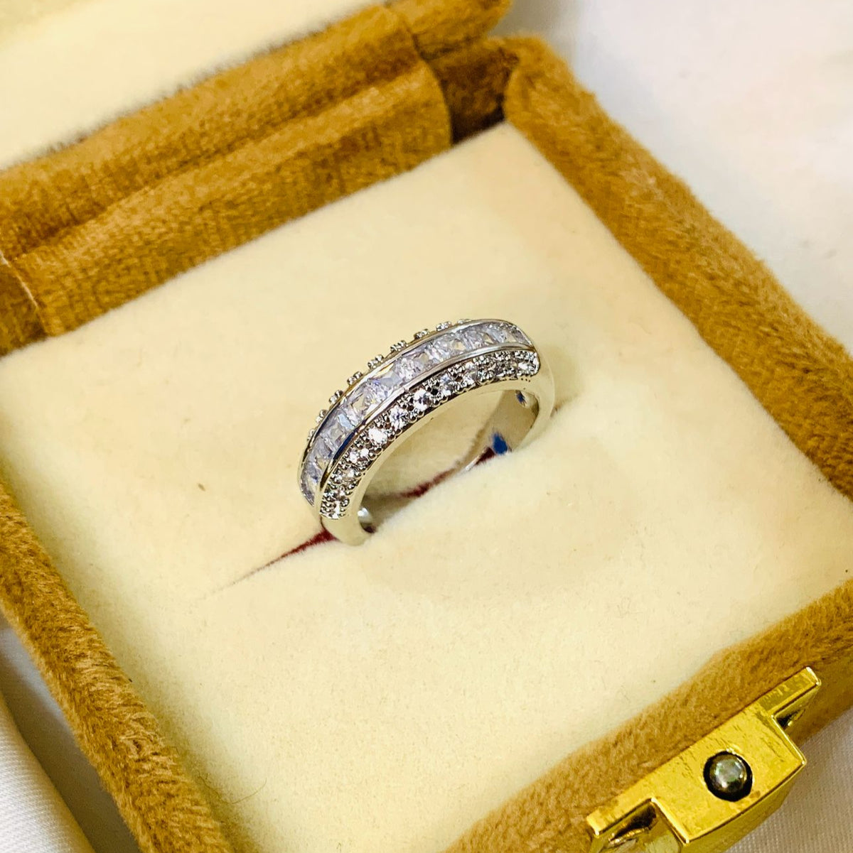 Zircon Ring-52 (Silver)