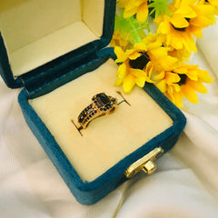 Zircon Ring-64 (Black)