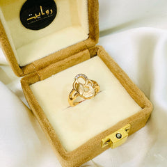 Zircon Ring-78 (Golden)