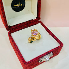 Zircon Ring-86 (Pink)