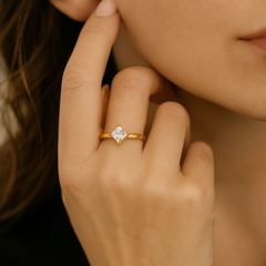 Zircon Ring-93 (White)