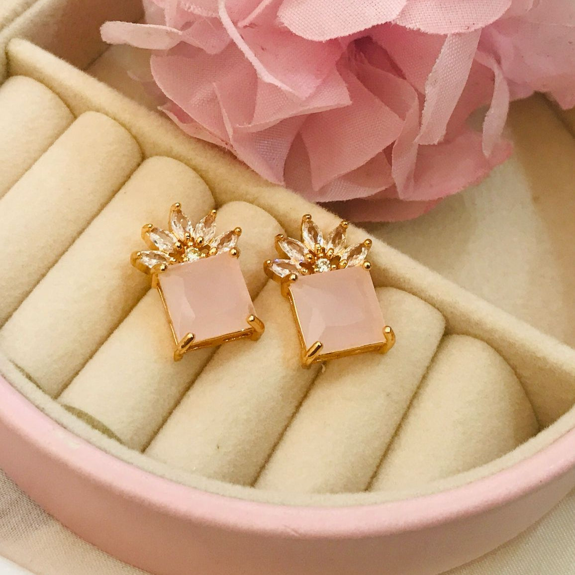 Zircon Studs-75 (Pink)