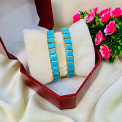 Zircon bangles-23 (Ferozi)