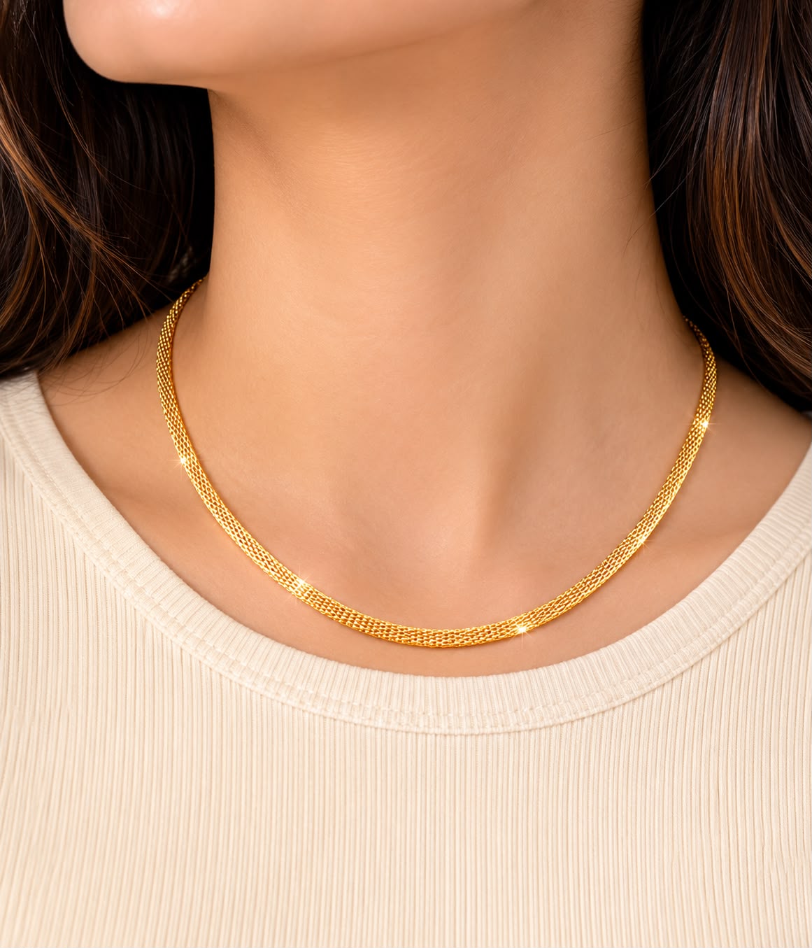 Gold Chain-142 (Golden)