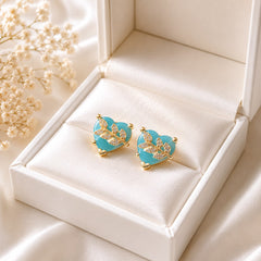 Zircon Fancy Studs-218 (Ferozi)
