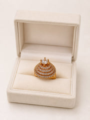 Zircon Ring-344 (Golden)