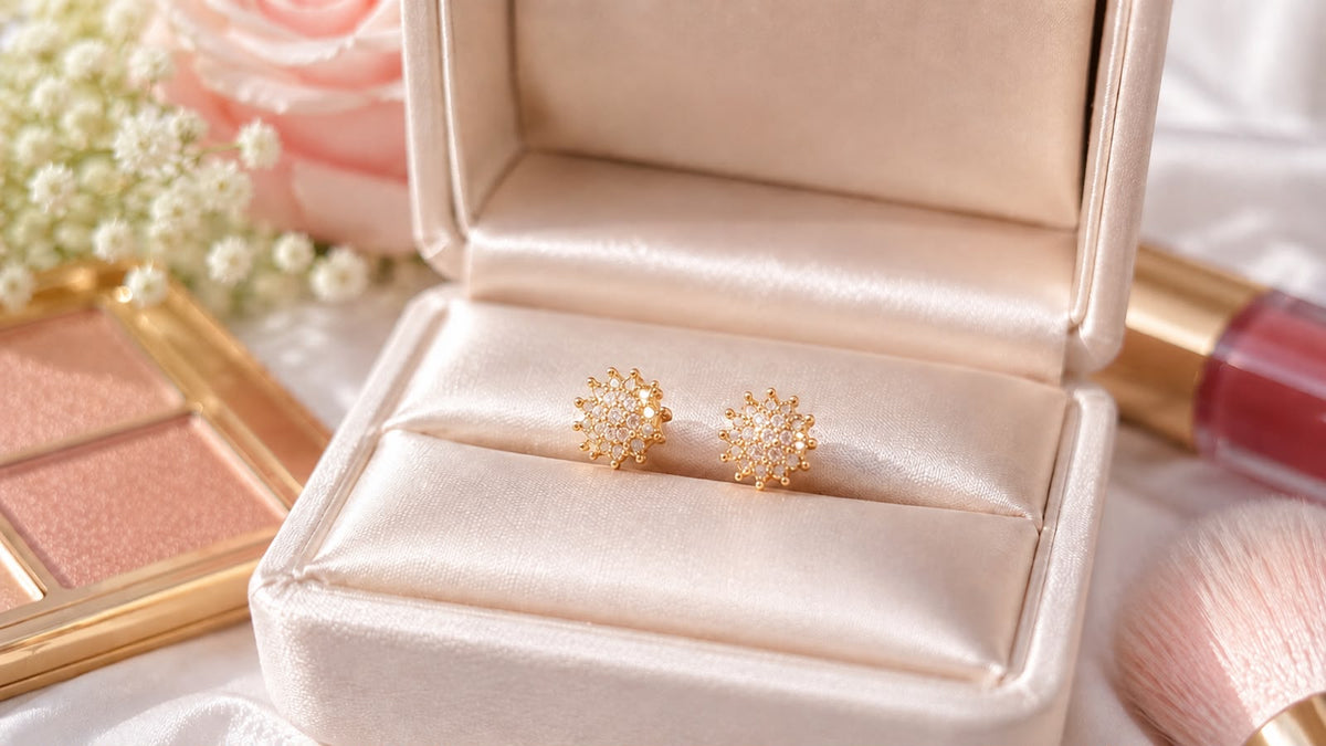 Zircon Fancy Studs-217(White)