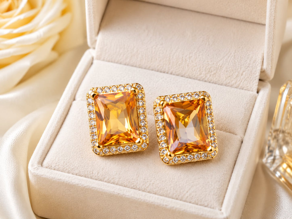 Zircon Fancy Studs-210(Golden)