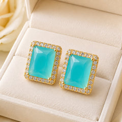 Zircon Fancy Studs-210(Ferozi)