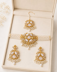 Turkish Chokker Set-02 (Pearl)