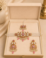 Turkish Chokker Set-01 (Pink)