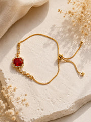 Adjustable Bracelet-261 (Maroon)