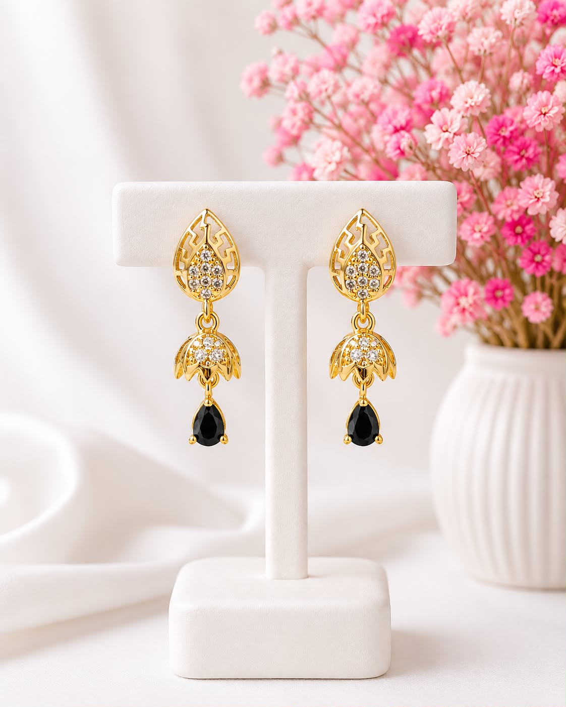 Fancy Jhumki-100 (Black)