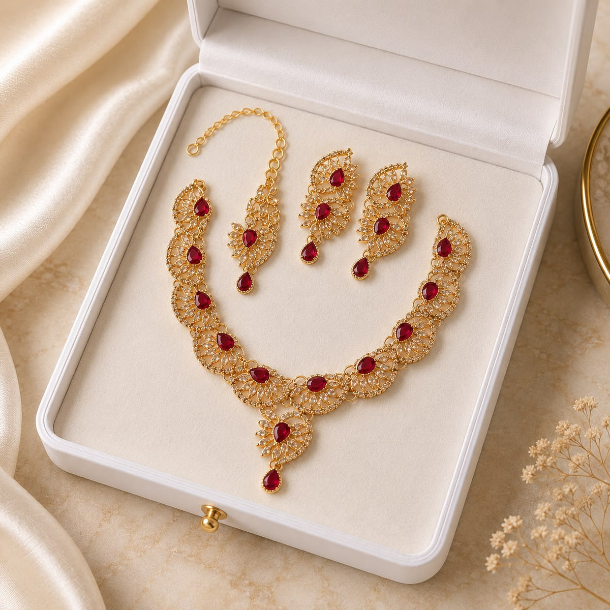 Zircon Set-01 (Maroon)