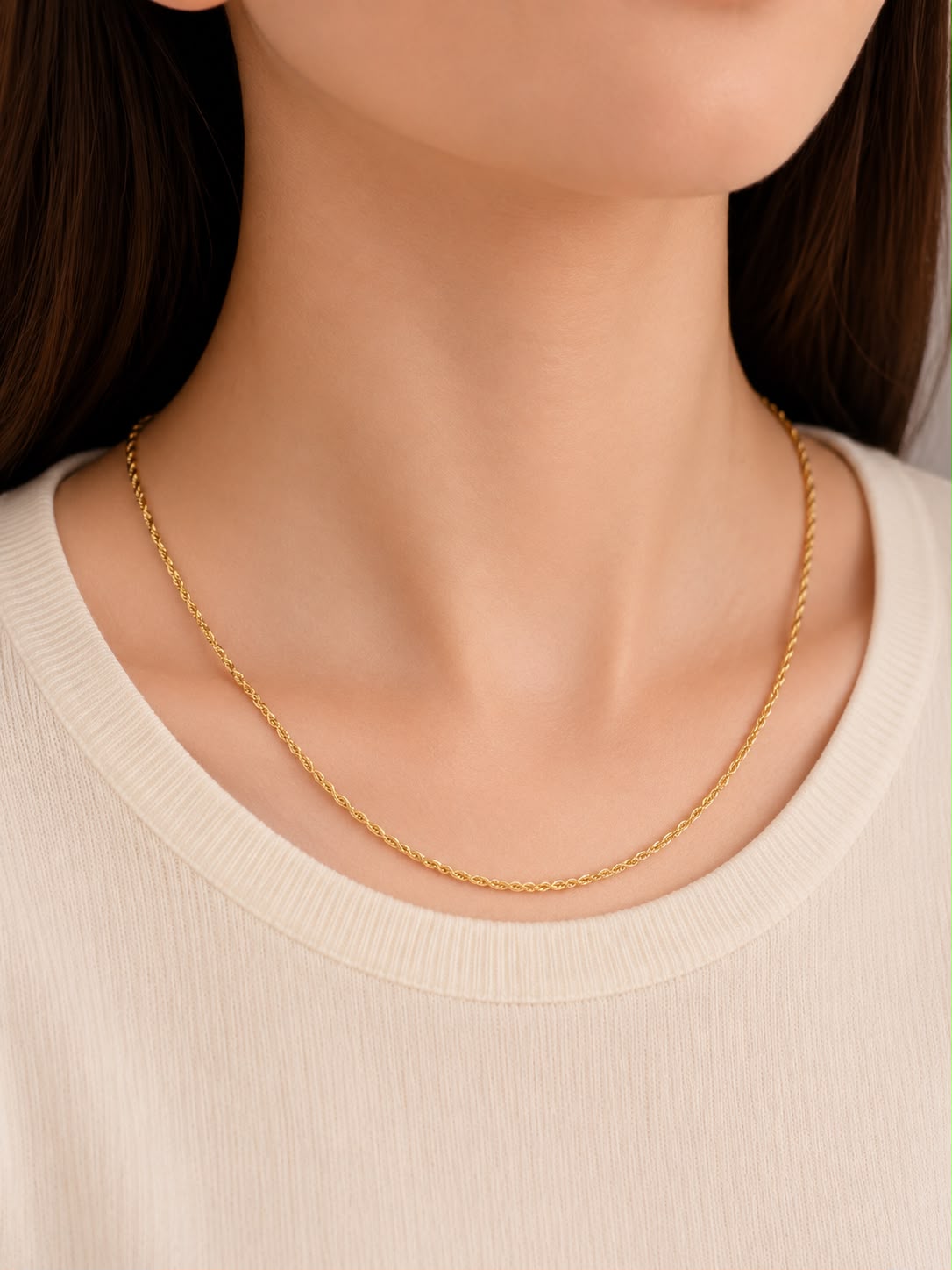 Gold Chain-145 (Golden)
