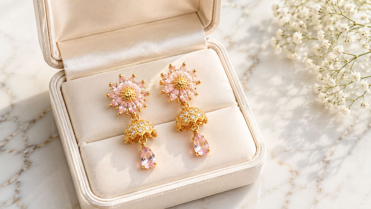 Fancy Jhumki-99 (Pink)