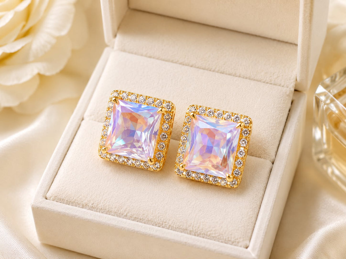 Zircon Fancy Studs-210(White)