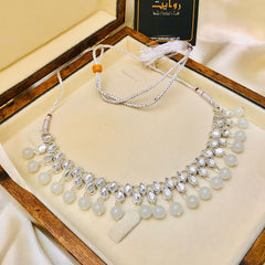 Kundan Choker-01 (Silver)