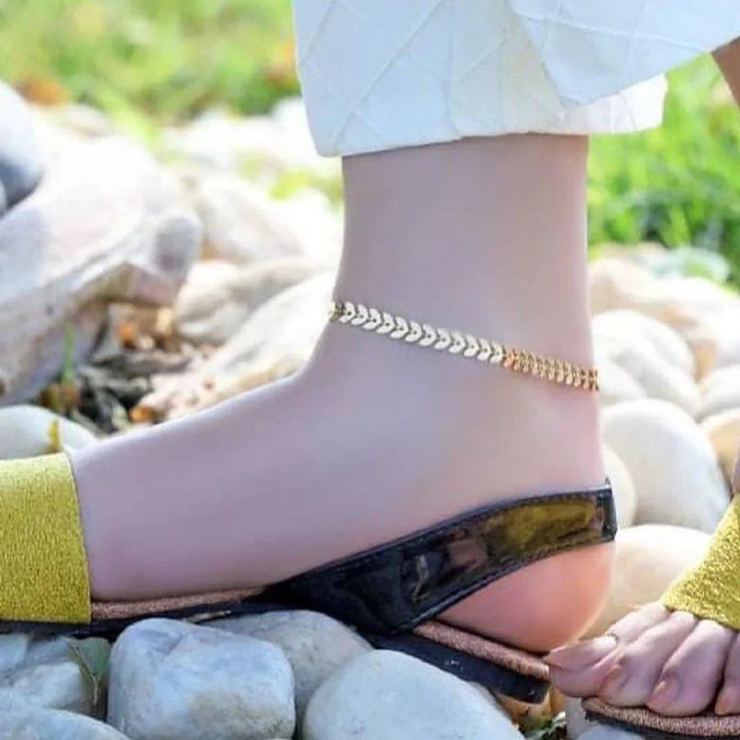 Leaf Anklet (Golden)