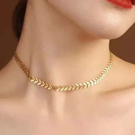 Leaf Mala (Golden)