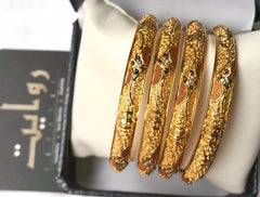 Gold Platted Bangles - Rawayat Jewelry