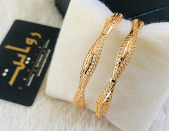 Golden Bangles - Rawayat Jewelry