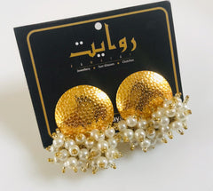 Pearl Gajra Stud - Rawayat Jewelry