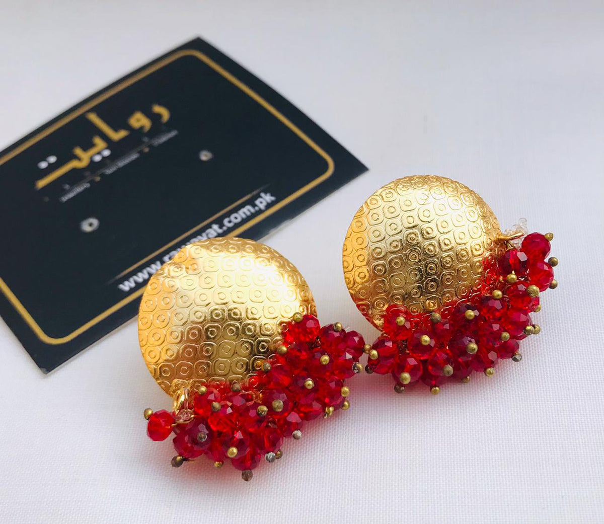 Patra Studs-01 (Red)