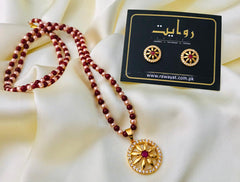 Locket Set-07 (Maroon)