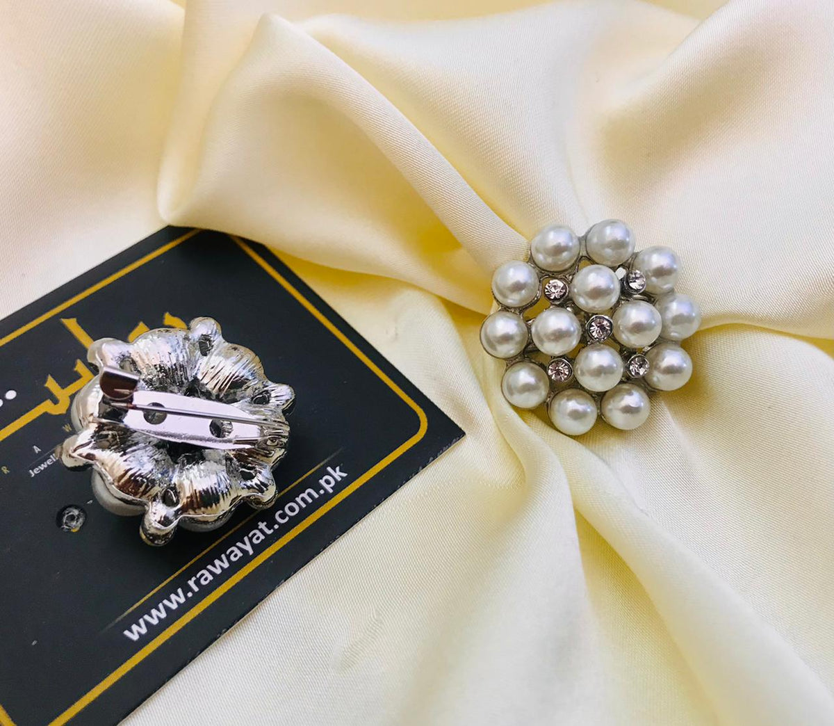 Scarf Pin-08 (Pack of 2) (Silver)