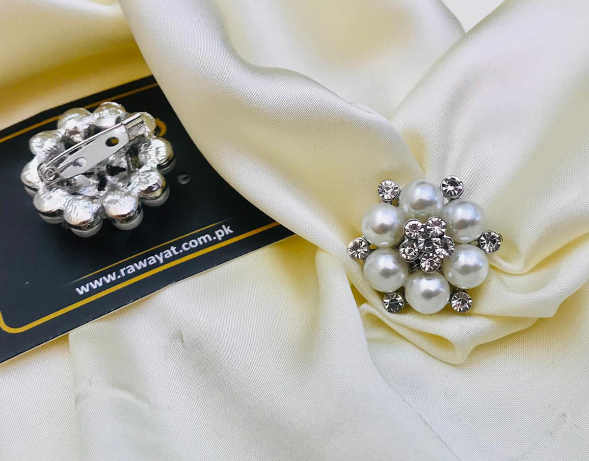 Scarf Pin-07 (Pack of 2) (Silver)