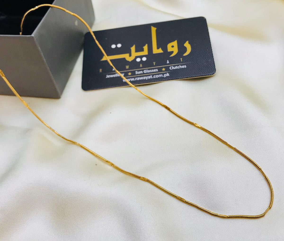 Lazer Gold Chain-08 (60CM)