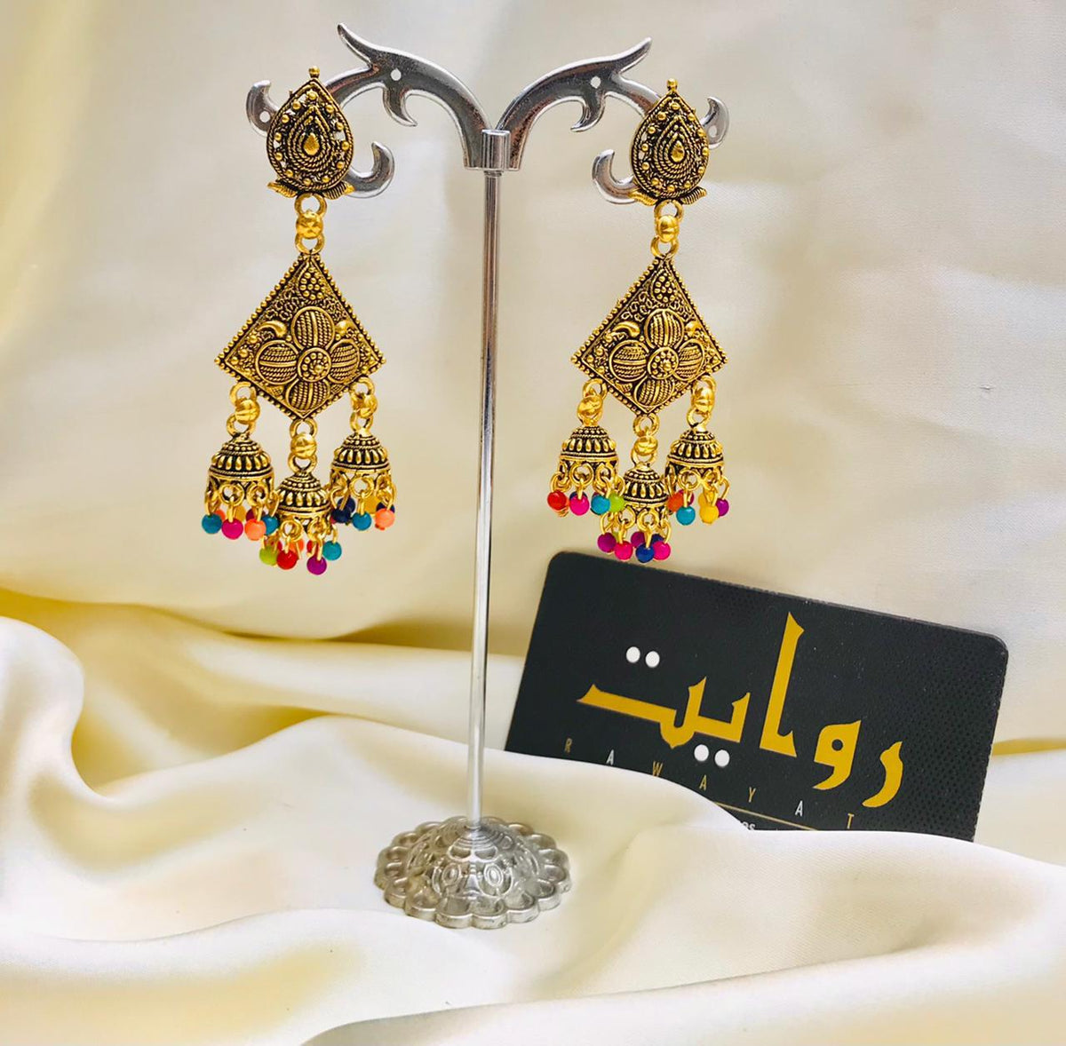 Oxidized Jhumka-31