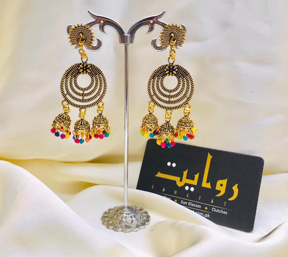 Oxidized Jhumka-34